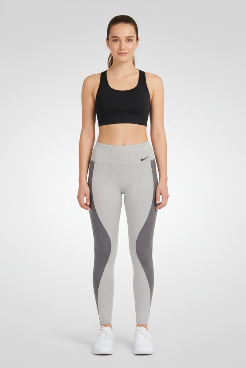 Nike Women Tight Fit Training Leggings, Grey - Image 1